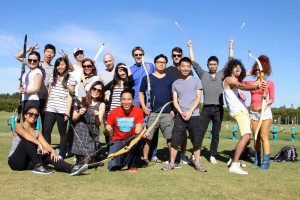 E-Webbers at a monthly team building event